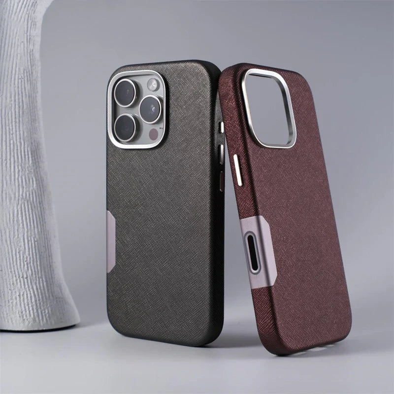 iPhone Leather Manz MagSafe Case