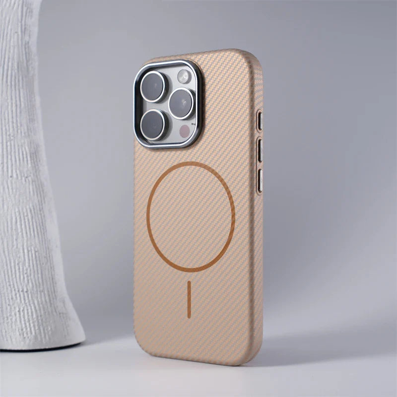 iPhone Textured Carbon Fiber MagSafe Case