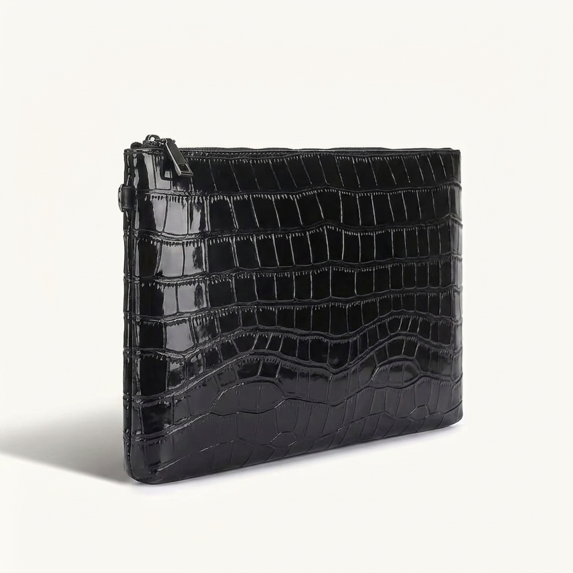 ASCEND — Croco Clutch Bag