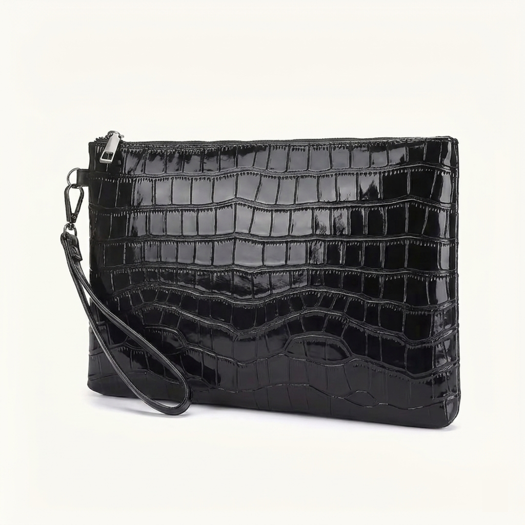ASCEND — Croco Clutch Bag