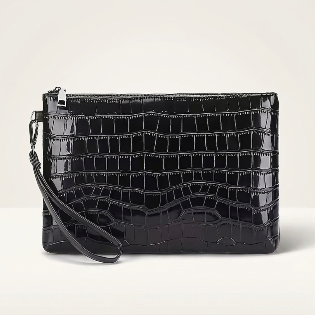 ASCEND — Croco Clutch Bag