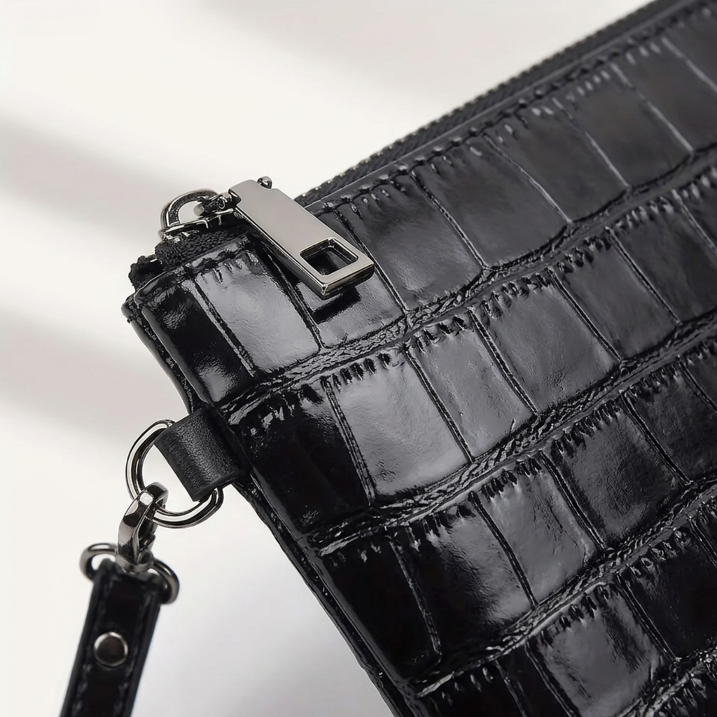 ASCEND — Croco Clutch Bag