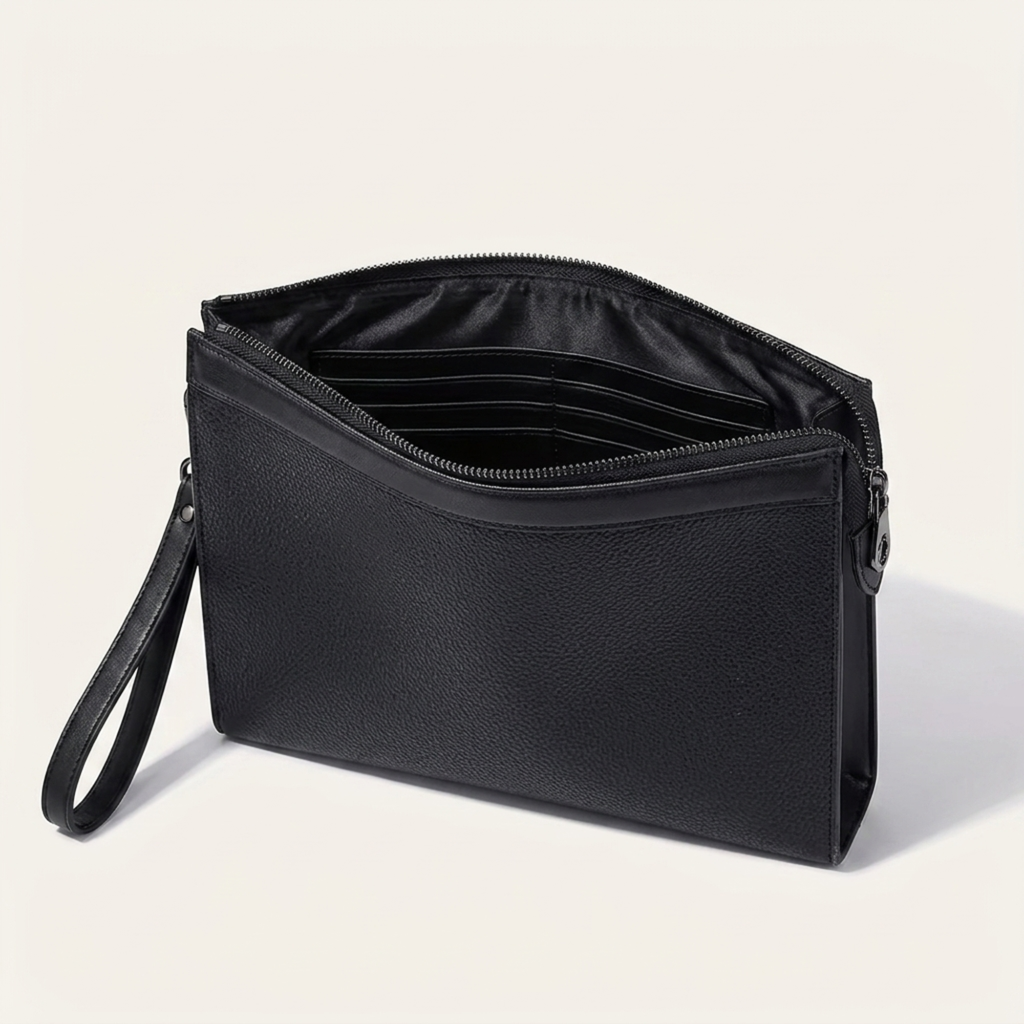 ESSENCE — Leather Clutch Bag