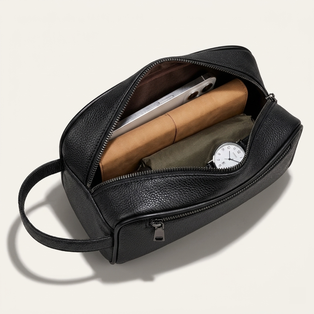 ESSENCE — Leather Travel Pouch